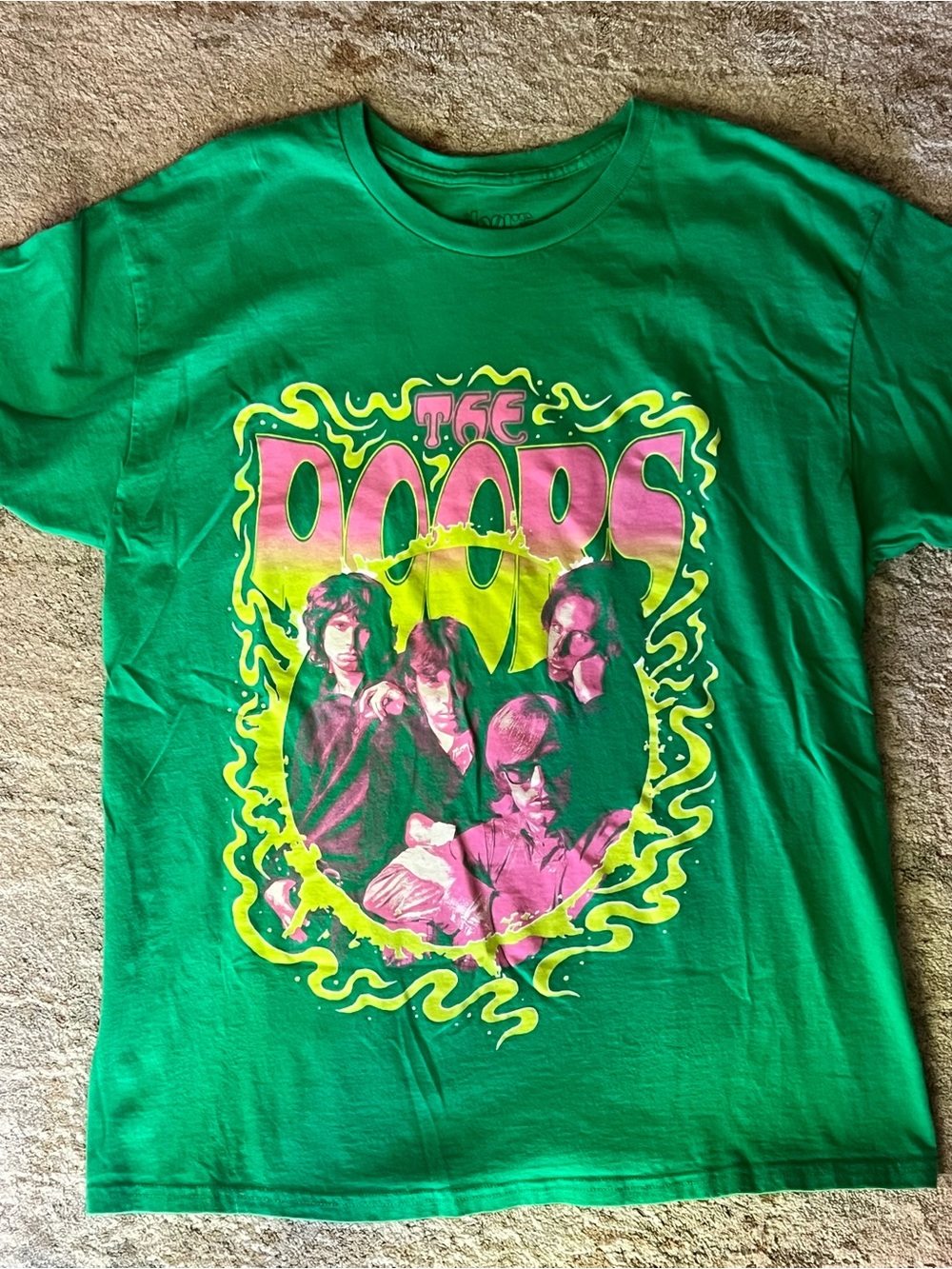 Green The Doors Graphic Short Sleeve Tee - Unbranded